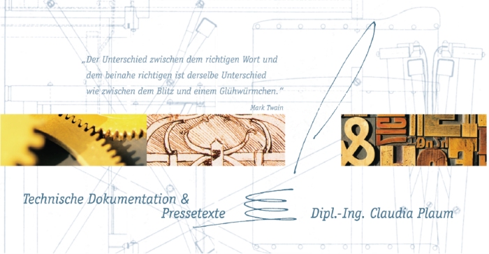Ich unterst�tze Sie im Bereich Technische Dokumentation sowie bei der Erstellung von technischen Texten und Pressetexten f�r Unternehmen. Eine Technische Dokumentation umfasst alle Dokumente, die ein technisches Erzeugnis beschreiben. Als Dienstleister f�r Technische Dokumentation verf�ge ich �ber zahlreiche Fachkenntnisse und Qualifikationen.